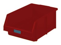 Contenitore in plastica Alfa 5 rosso traffico, 307x480xh185