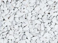 Graniglia, granulato per giardino, Bianco Carrara 5-8 mm (40 sacchi da 25 Kg)