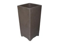 Vaso per bonsai quadrato (stile a cascata) in gres 29x29x65 cm - 2949