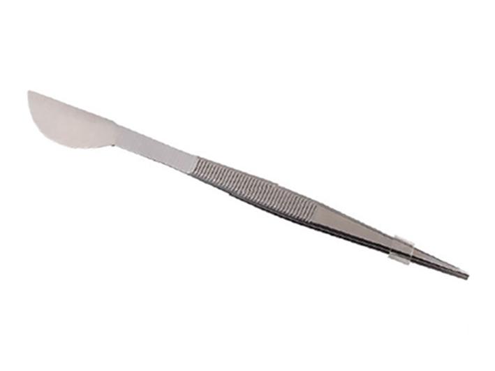 Straight tweezers with stainless steel countersink for bonsai, 210 mm (SSPS-S / P)