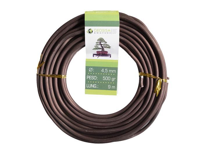 Coppered aluminum wire (aluminum-coppered) Geotools 4,5 mm for bonsai, 500 gr, 9 m