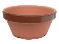 Vaso Tokoname giapponese da coltivazione per bonsai 11,2x5,3 cm (TC3,5)