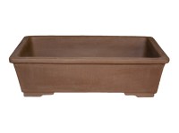 Vaso per bonsai rettangolare in gres 110x70x29 cm - GL99a