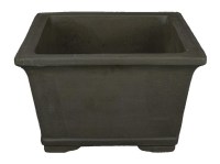 Vaso per bonsai quadrato in gres 37,5x37,5x22 cm - 2936b