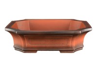 Vaso per bonsai rettangolare in gres 33,5x26,5x9 cm - B075