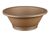 Vaso per bonsai rotondo in gres 31,5x31,5x12 cm - SM078a