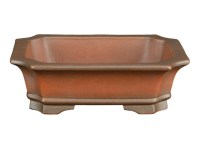 Vaso per bonsai rettangolare in gres 14,5x10,5x4,5 cm - SM145