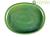 Vaso + sottovaso per bonsai ovale in gres smaltato verde 26,5x20x8 cm - GA7VS