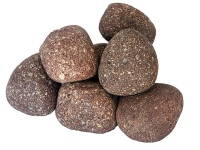 Pebbles, garden stones, Rosso Avisio 60-80 mm (1000 kg)