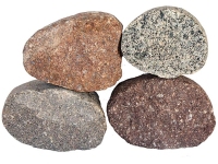 Pebbles, garden stones, Porphyry Mixed Veneer 60-80 mm (1000 kg)