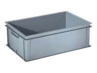 Plastic container Delta Mec 40 gray, 600x400xh220