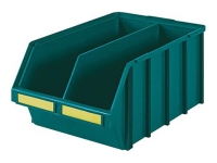 Groene plastic container Alfa 7 Bis, 437x700xh301
