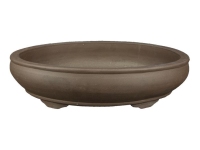 Ovaler Bonsaitopf aus Steinzeug 36,5x28x7 cm - GL40b