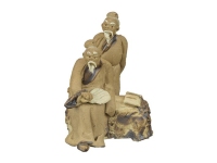 Companion figurine for bonsai, essays at rest 5.5x5.5x8 cm - CA-3