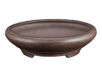 Runder Steinzeugtopf für Bonsai 19x19x4,5 cm - B122