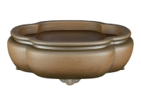 Ovaler Steinzeugtopf für Bonsai (Mokko-Form) 34,5 x 27,5 x 11 cm - SM006