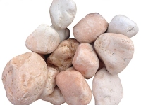 Pebbles, garden stones, Coral Pink 20-40 mm (1000 kg)