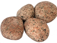 Pebbles, garden stones, Pink Granite 300-1500 mm (1000 kg)