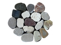 Galets, pierres de jardin, sciage mixte léger 60-100 mm (1000 kg)