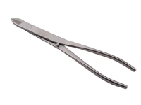 Long wire cutter with narrow handle in stainless steel for wire cutting for bonsai, 210 mm (LHWC-210-1 / P)