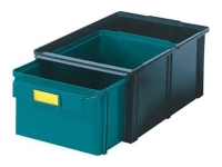 Cassettiera Rho K5 nera con cassetto verde, 320x480xh190