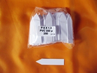 Cartellini, etichette a lancetta in PVC 60x13x0,04 mm (P6) (250 pezzi)