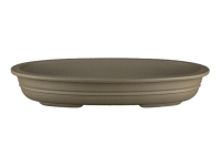 Ovale Bonsaischale aus Steinzeug 61x28,5x9 cm - B030
